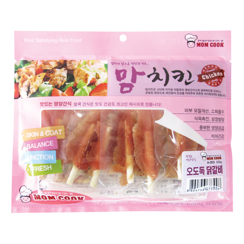 펫도매,[맘쿡] 오도독 닭갈비 (300g)