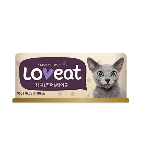 사조 러브잇 고양이캔 연어&헤어볼90g*24개입 1box