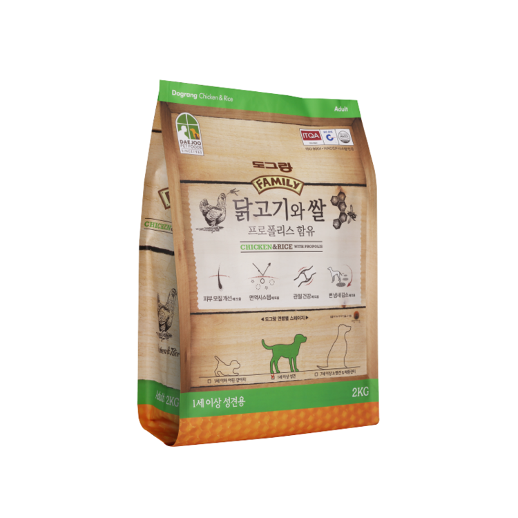 [도그랑] 훼미리 닭고기와쌀 (2kg/어덜트)